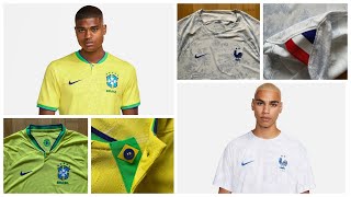 Unboxing : Francia away y Brazil home Dri Fit ADV review