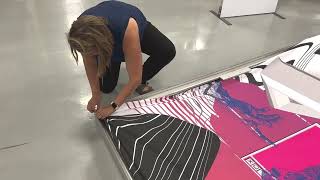 How to Install an SEG Fabric Graphic Display Correctly