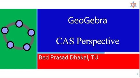 CAS in GeoGebra