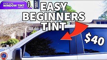 NO GLUE Window Tint for BEGINNERS, EASY & SIMPLE Installation | Static Cling Gila Window Tinting