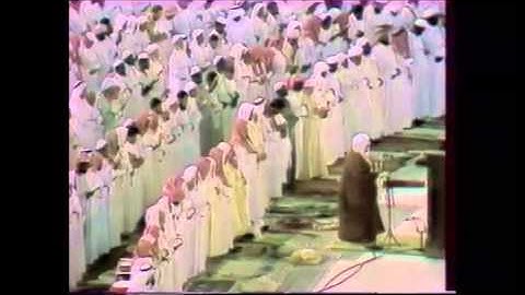 تلاوة من الحرم المكي للشيخ علي جابر - رحمه الله - من سورة الحج