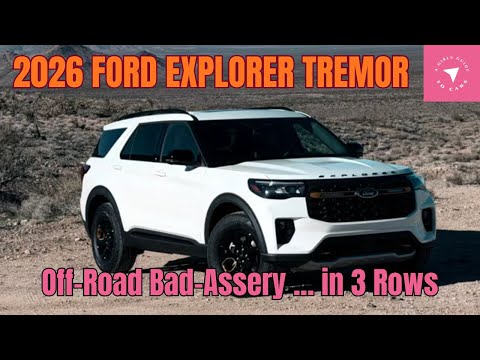 Here's What the 2026 Ford Explorer Tremor Offers to Off-Roading Families