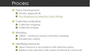 Introduction to Collection Development