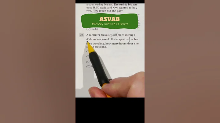 ASVAB Arithmetic Reasoning solution #29 #short