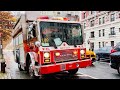 **RARE CATCH** OF FDNY ENGINE 39 &amp; FDNY HIGH RISE 2 UNIT RESPONDING TO A 10-77 HIGH RISE FIRE IN NYC