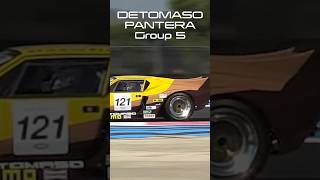 Right hand drive DeTomaso Pantera #detomaso #1970scars #bigtires #raresupercar #racingstory