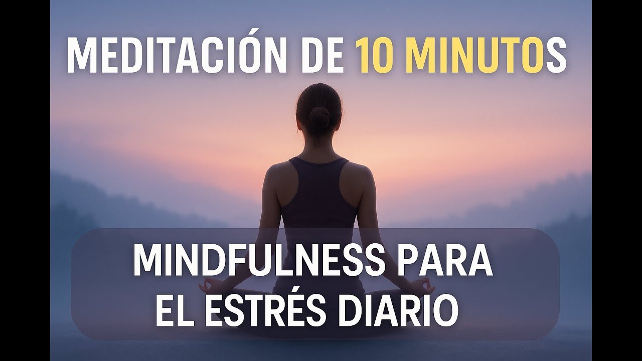 🧘‍♀️ Meditación de 10 Minutos | Mindfulness para el Estrés Diario 🌿 ...