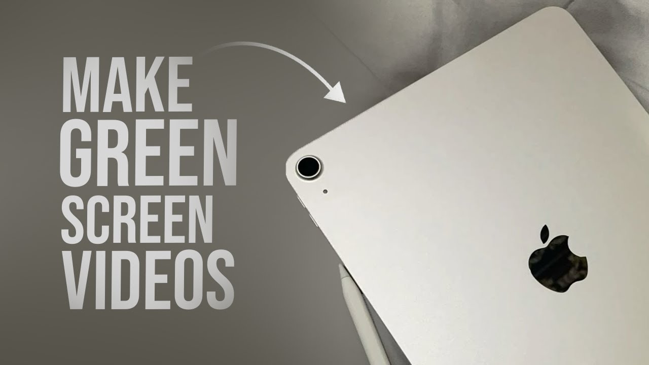 Как создать видео с зеленым экраном на iPad (урок)
