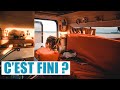 Plus d’électricité et toujours pas d’eau. Mais on finalise l’aménagement du Defender et on part !