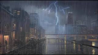 Heavy Rain at Night to Sleep Well and Beat Insomnia_Rain Sounds For Sleeping,Insomnia,ASMR