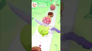 FRUIT SLICE FRENZY! 🔥🍍 One Swipe Can Change Everything! 😱⚡#games #shorts