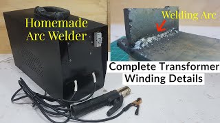 Homemade Welding Machine - How to make Arc Welder Transformer