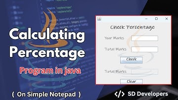 Calculating Percentage Program in java
