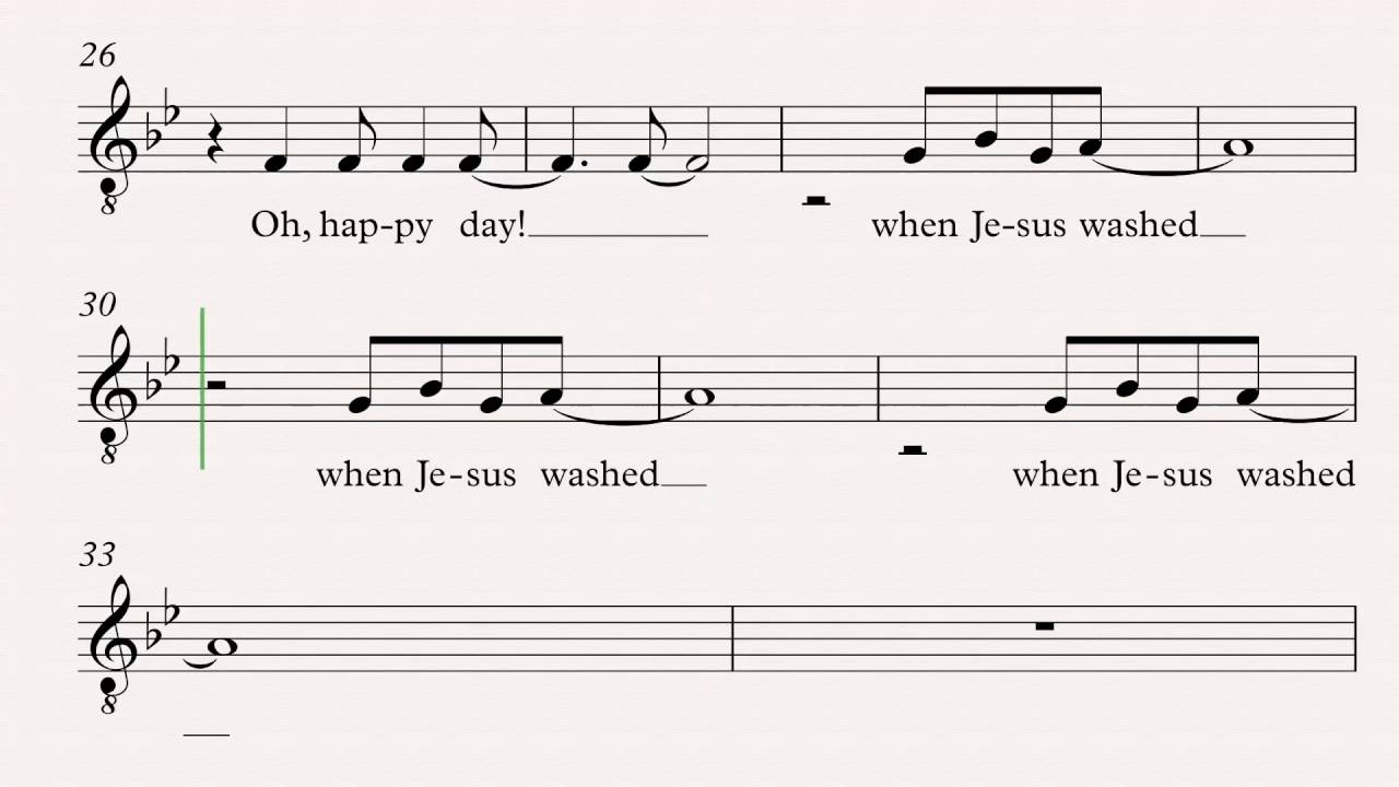 Oh Happy Day Tenor Part From Sister Act 2 Youtube