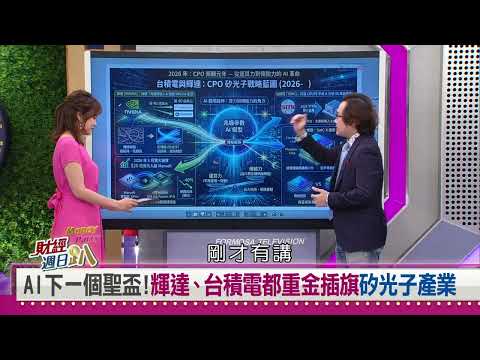 【財經宜&民視財經週日趴】AI下一個聖盃!輝達、台積電都重金插旗矽光子產業!FT.蘇威元