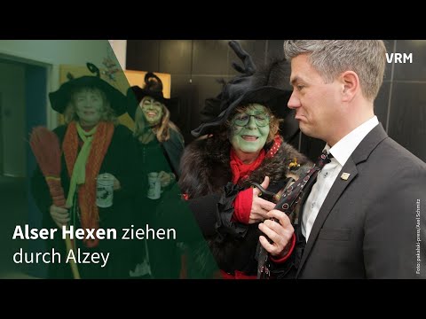 Weiberfastnacht: Alser Hexen ziehen durch Alzey