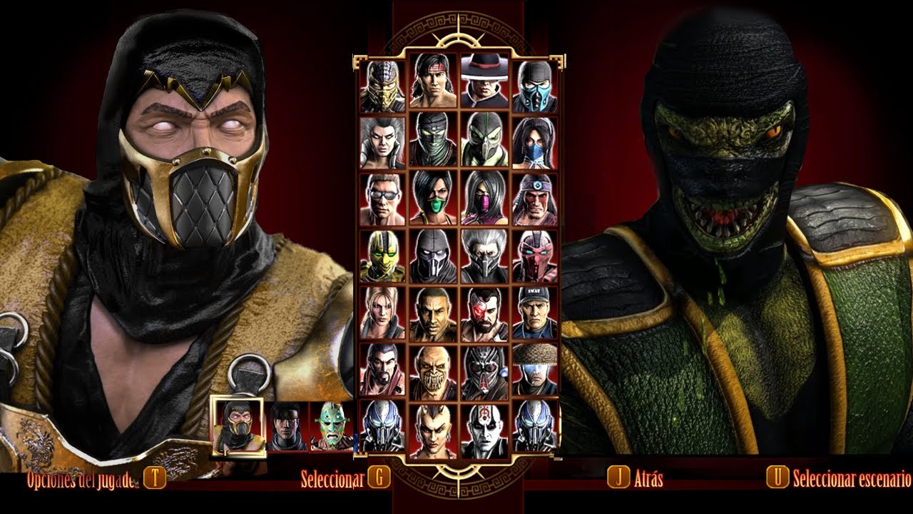 Mortal Kombat KLASSIC SKINS MK Deception Scorpion And Reptile MK Armageddon DLC Skin MK Mod MK