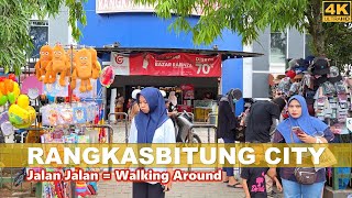 RABINSA = RANGKASBITUNG INDAH PLAZA❗Walking Around Rangkas Bitung - Lebak - Banten to KRL Station