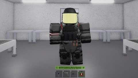 Roblox SCP M.T.F Lambda-14 Heavy Operator (Avatar Build)