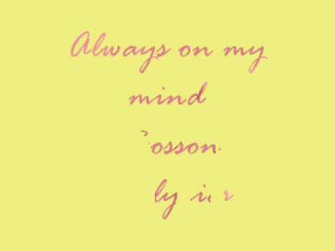 always on my mind - bosson