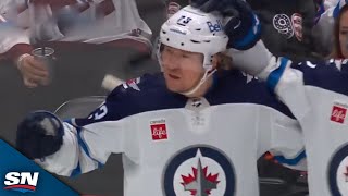 Jets' Tyler Toffoli Buries Sharp-Angle Goal On Backhand