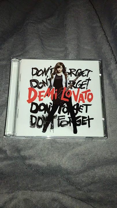 Demi Lovato Don’t Forget #demilovato #shorts #cd #album #nostalgia #nostalgic #music #record