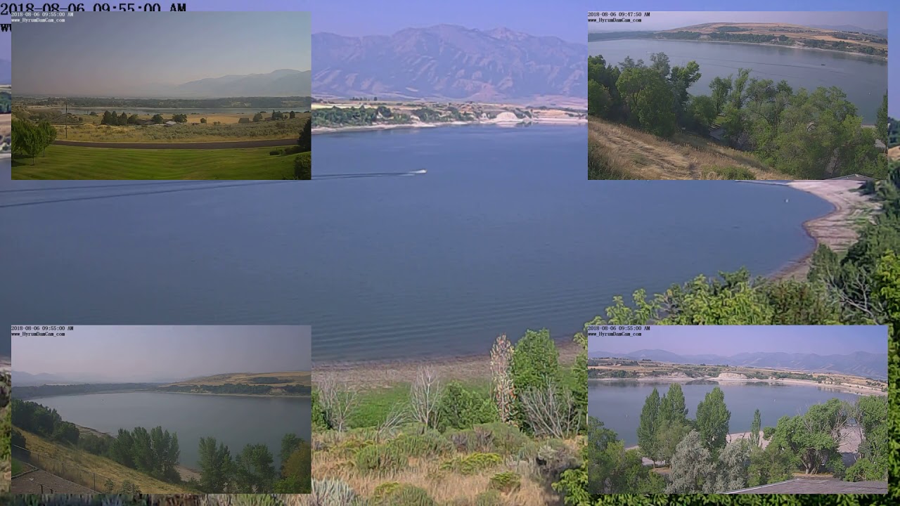 Hyrum Dam Cam 20180806 All Cameras YouTube