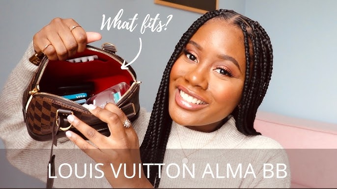 Louis Vuitton Alma BB Epi Pink/Tahitienne Bandeau/,Bag Charm Review 