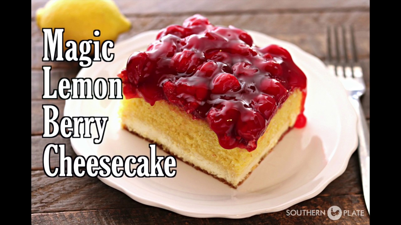 Magic Lemon Cherry Cheesecake YouTube