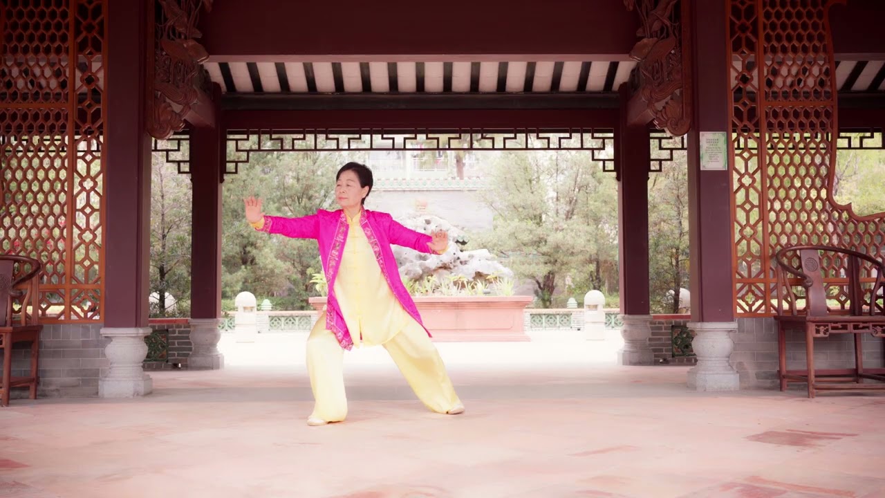 八仙過海 林婉華師傅 【道功太極 八仙過海】 融道學、太極、八卦、形意、氣功於一體，功法圓旋舒展、氣運連綿、養生健身、祛病回春。