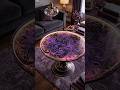 DIY Glowing Purple Galaxy Epoxy Resin Table (Satisfying Pour!) 😲✨