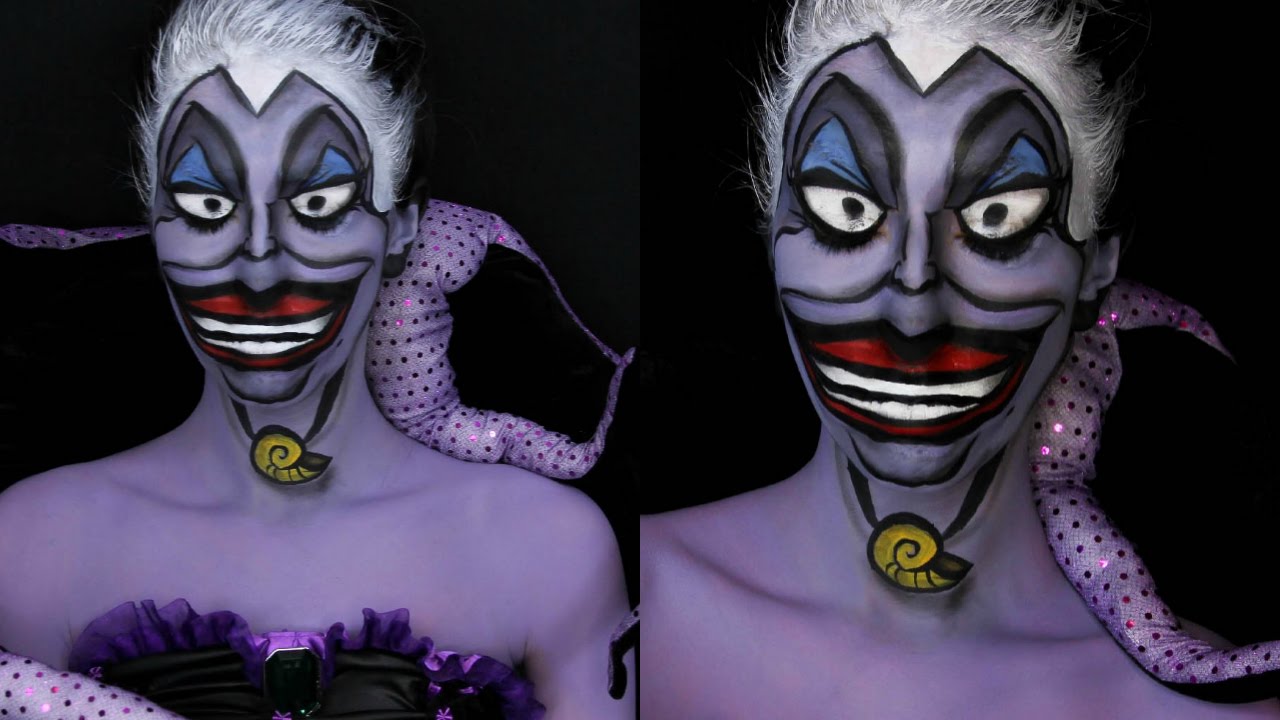 Disney Villain Series Part 8 Ursula The Little Mermaid Makeup