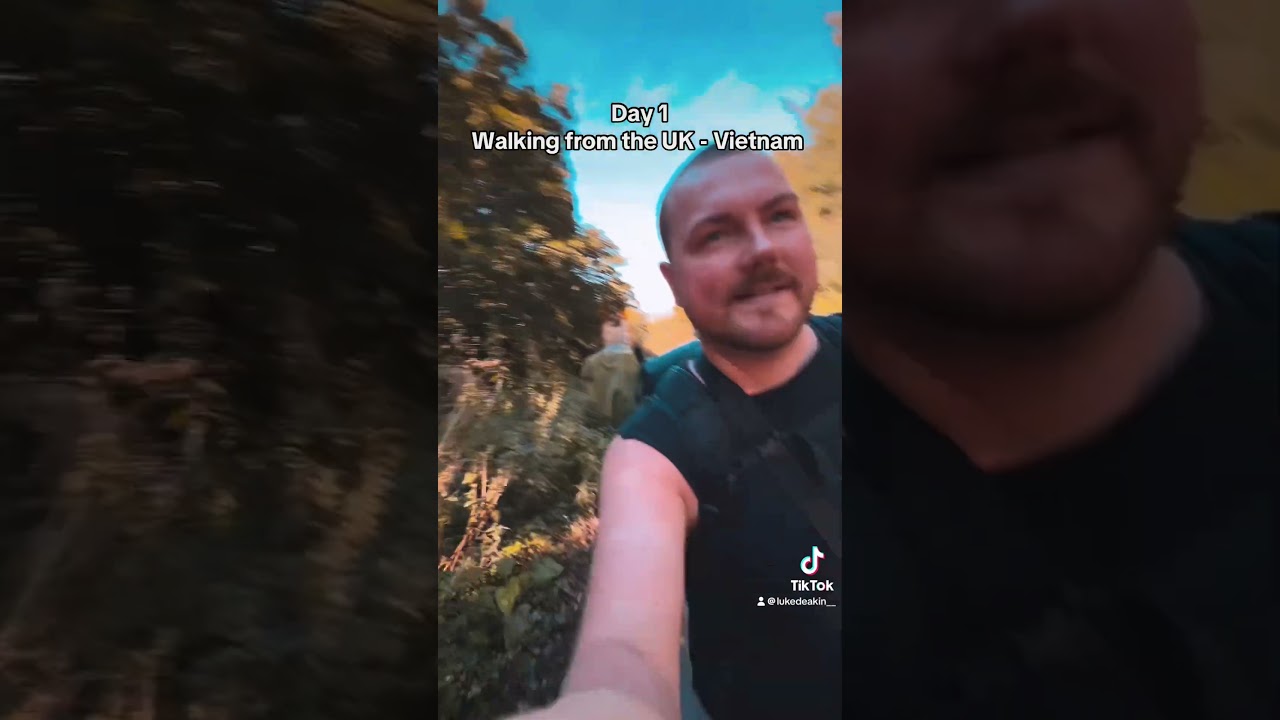 Day 1 of walking from the UK 🇬🇧 to VIETNAM 🇻🇳 