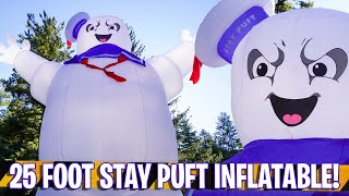 25 foot tall Stay Puft Marshmallow Man inflatable! | UNBOXING + REVIEW | HALLOWEEN COUNTDOWN
