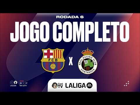 JOGO COMPLETO: BARCELONA X RACING CLUB | LALIGA 26/27 | 6ª RODADA