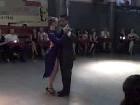 Jose Fernandez y Martina Waldman perform at SoHo Tango ultima milonga en Villa Malcolm