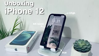 iPhone 12 unboxing in 2023 + accessories ☁️