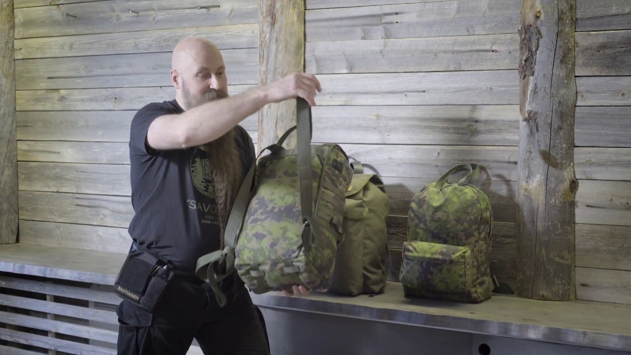 Savotta Jääkäri S (20-25L) backpack Black