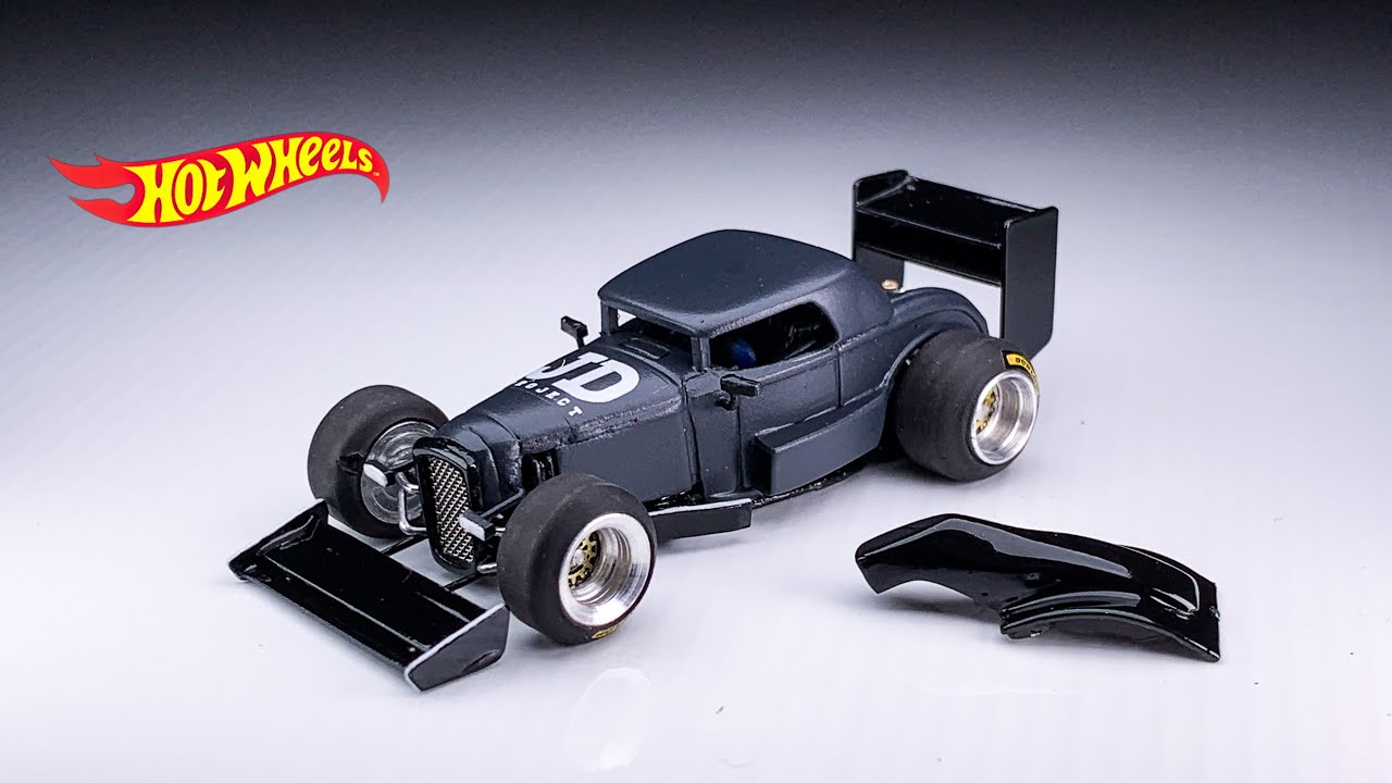 HotRod F1 Deuce Roadster Hot Wheels Custom - YouTube