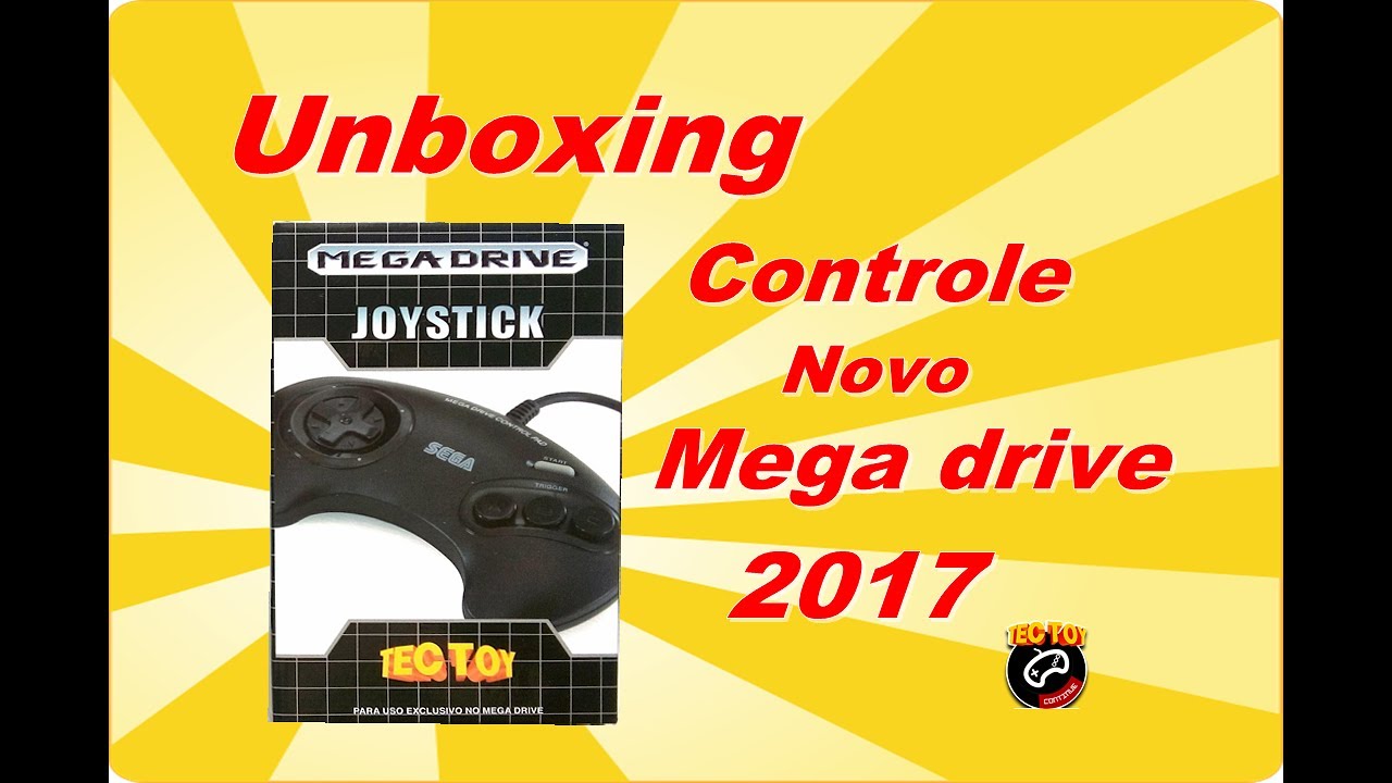 Unboxing Controle do novo mega drive 2017