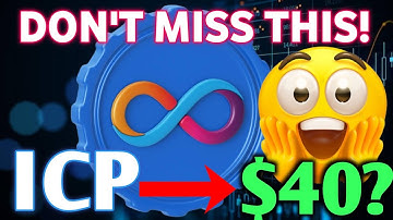 ICP About to EXPLODE? Why Internet Computer Could Hit $40 | Data You Haven
