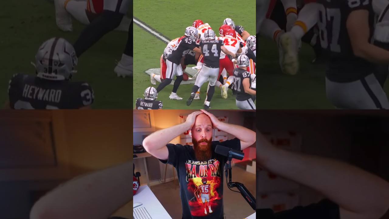 Chiefs fan goes bananas during INSANE ending of Raiders game