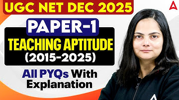 UGC NET Paper 1 Teaching Aptitude | Teaching Aptitude For UGC NET | UGC NET Teaching Aptitude PYQ