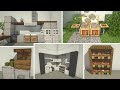 Minecraft: 30+ easy Kitchen Details and Designs