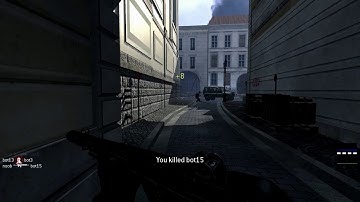 COD4x   Bots gameplay @ mw3 LockDown
