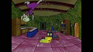 Squidward runs from Snailbob and then his house dances screenshot 5