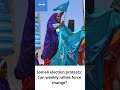 Somali election protests: Can weekly rallies force change?