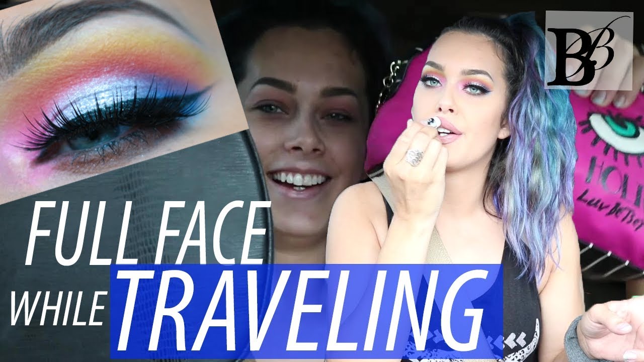 GRWM while Traveling BRITTANY BRINSON Urban Decay Electric Palette