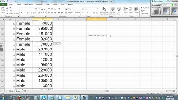 Using excel to sort data and calculate five number summary statistics