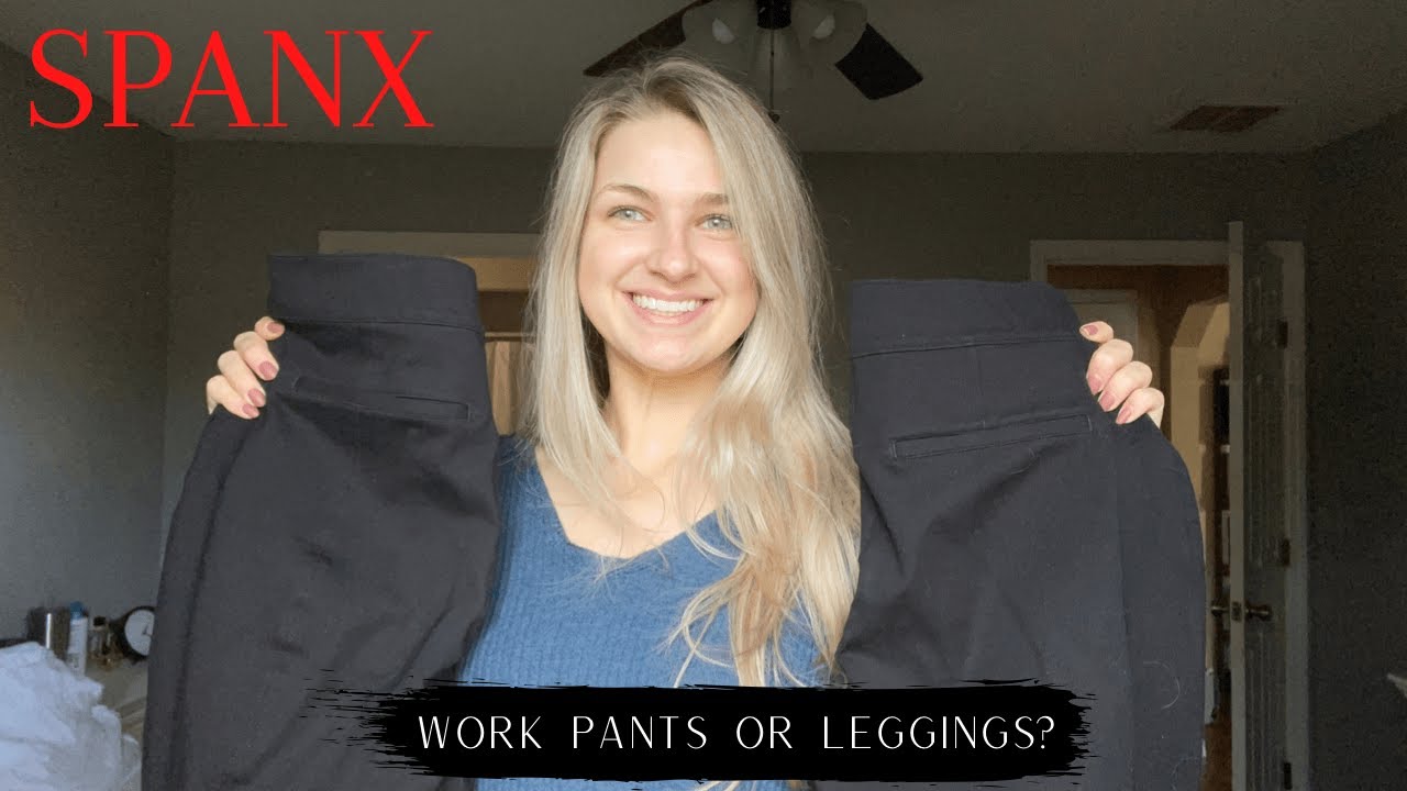 Spanx Perfect Black Pants - work pants that feel like leggings 